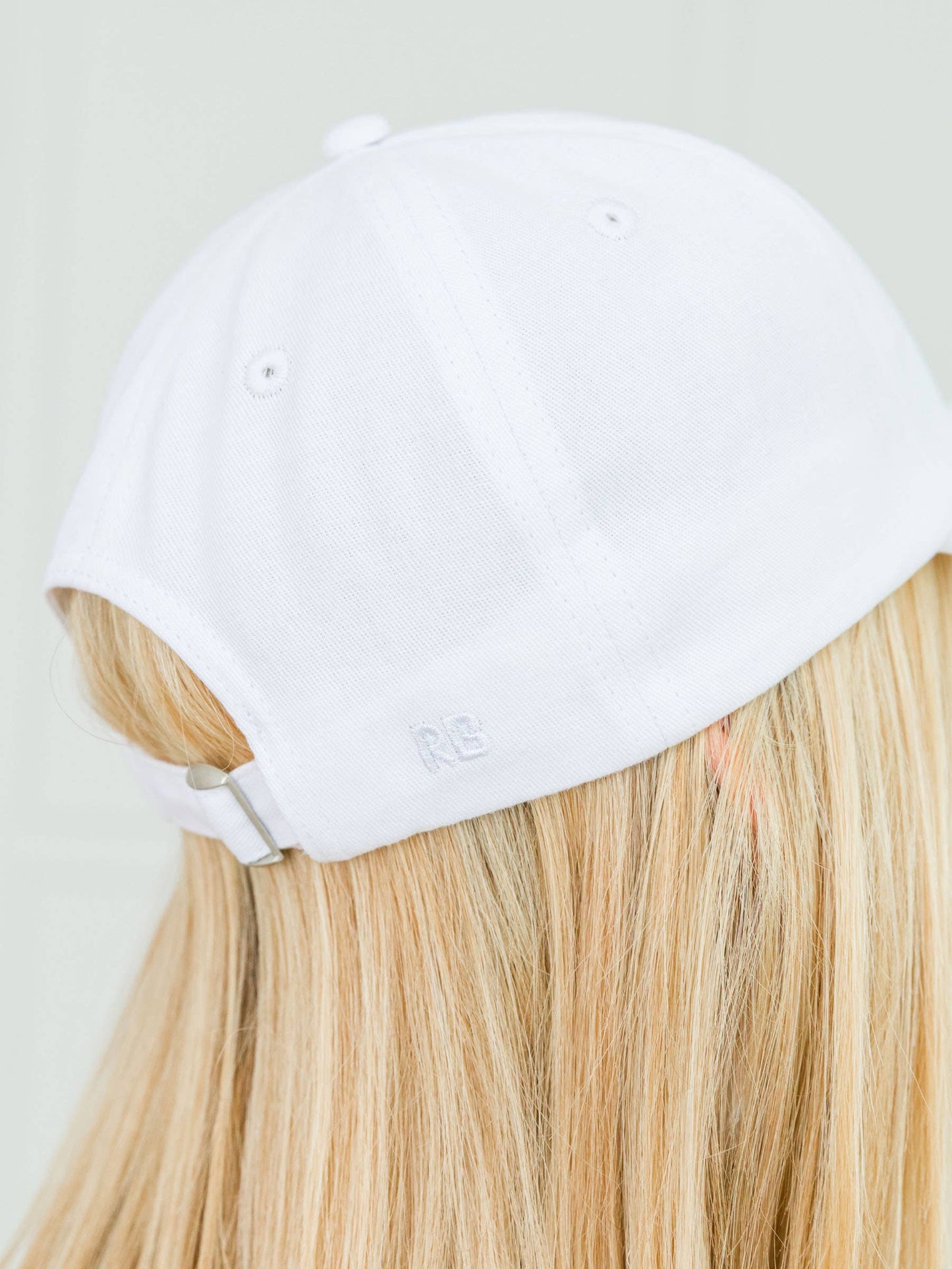 Adult White Baseball Hat