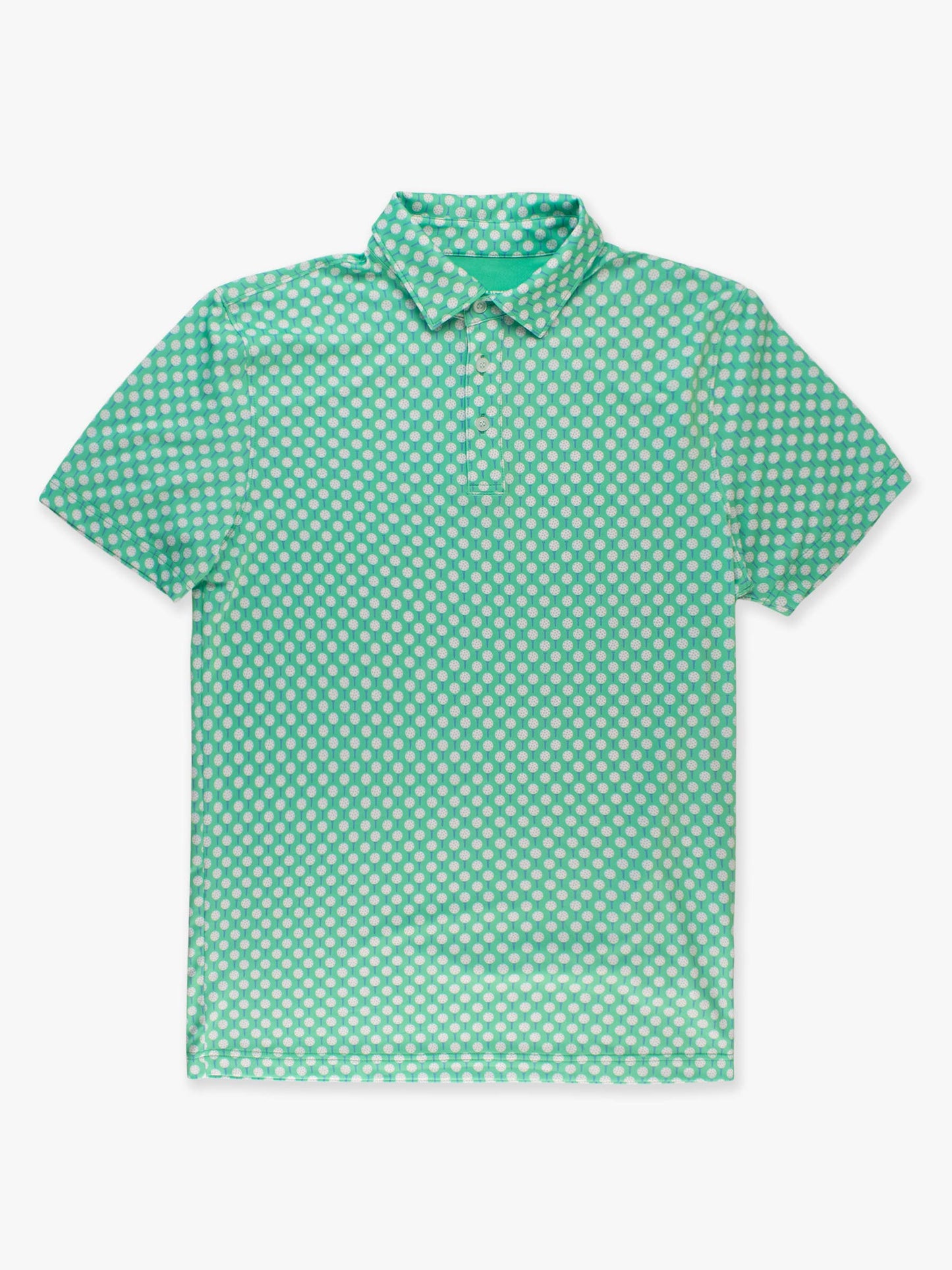 Men's Tiny Tee Time Knit Short Sleeve Performance Polo