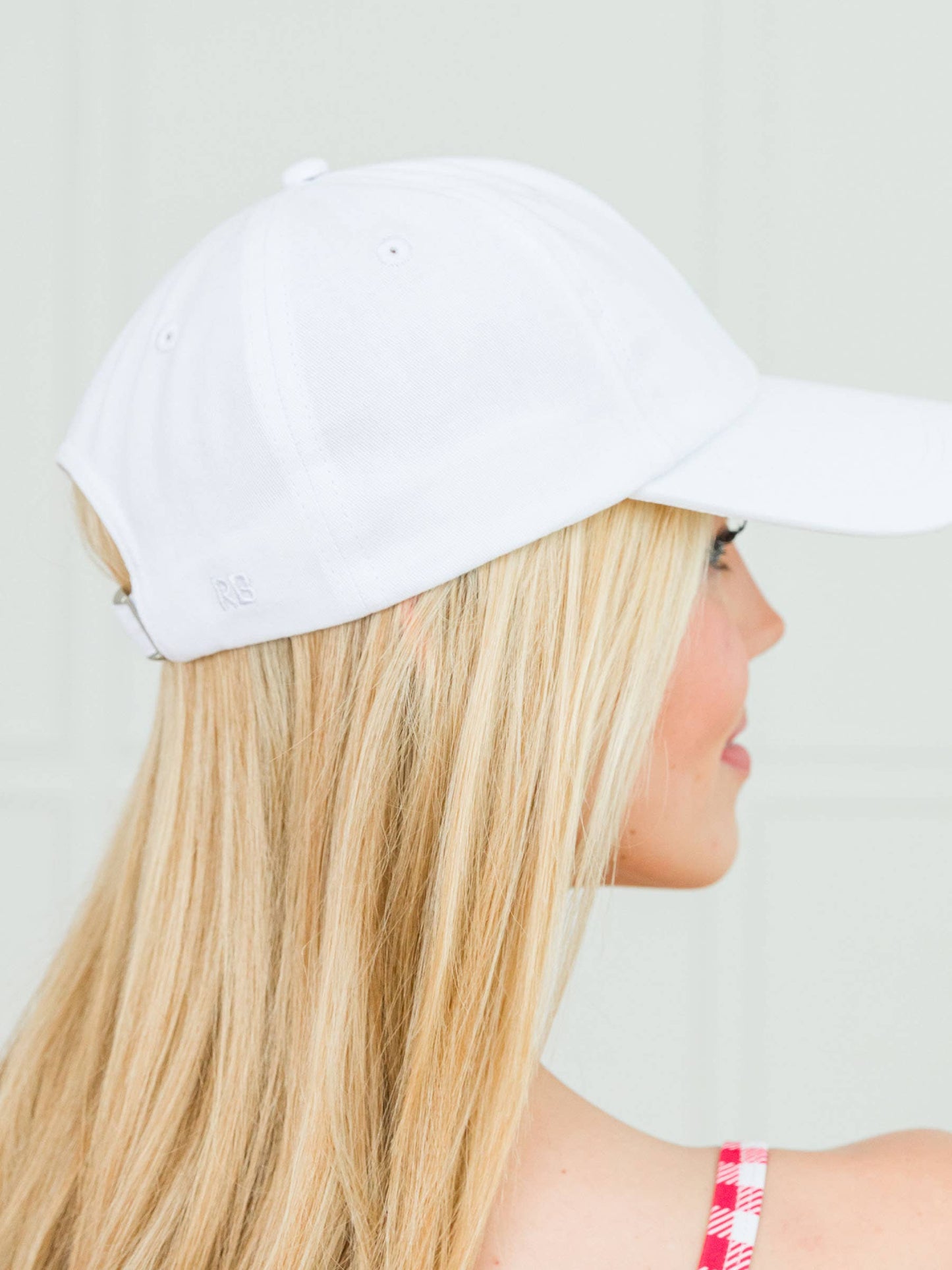Adult White Baseball Hat