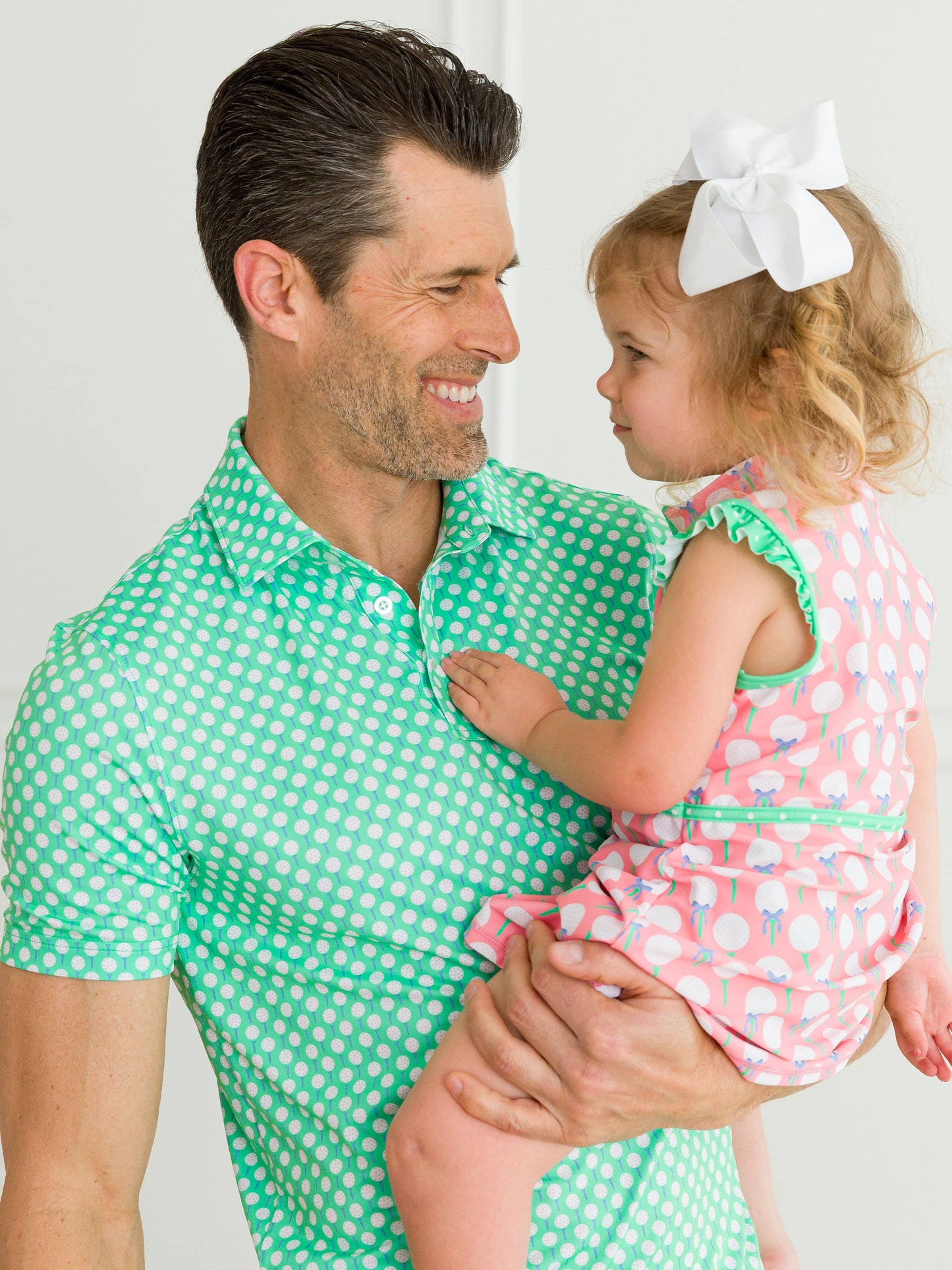 Men's Tiny Tee Time Knit Short Sleeve Performance Polo