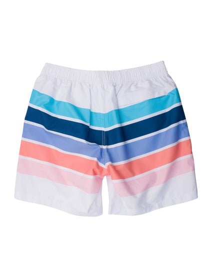 Men's Seaside Stripe Swim Trunks