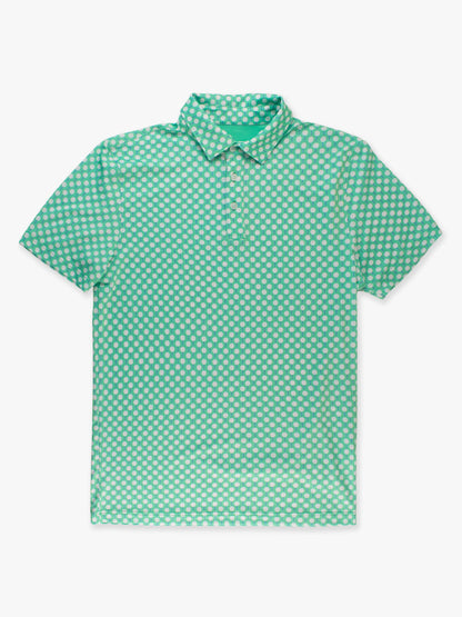 Men's Tiny Tee Time Knit Short Sleeve Performance Polo