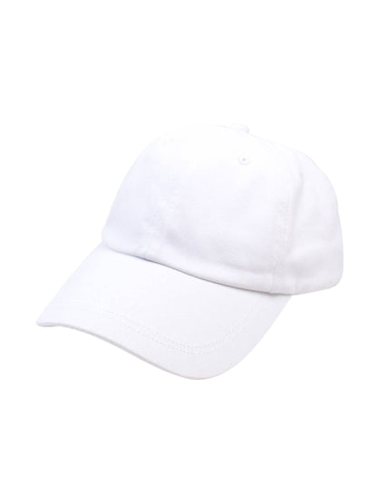 Adult White Baseball Hat