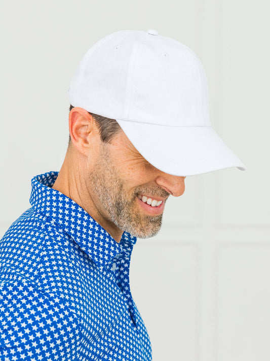 Adult White Baseball Hat