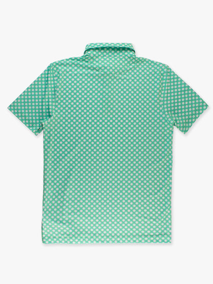Men's Tiny Tee Time Knit Short Sleeve Performance Polo